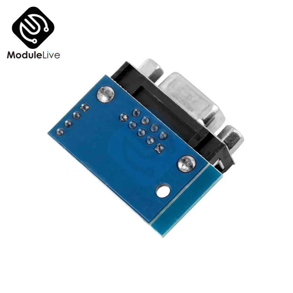 MAX3232 RS232 в TTL модуль преобразователя последовательного порта DB9 разъем MAX232|Детали