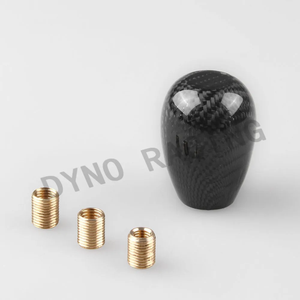 Dyno Racing овальная карбоновая ручка переключения передач с 3 адаптерами для