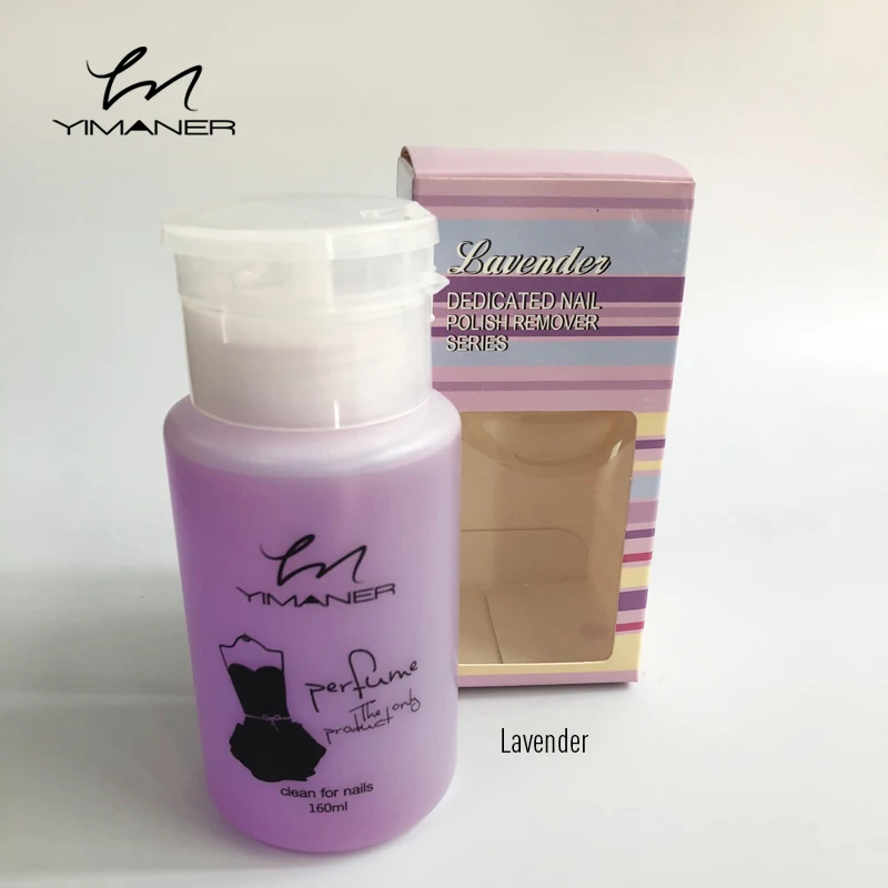 YIMENER 160ml 4 Flavors UV Nail Polish Remover Non-Acetone Liquid Cleaner Easy Remove Soak Off Cleanser 1 Bottle | Красота и здоровье