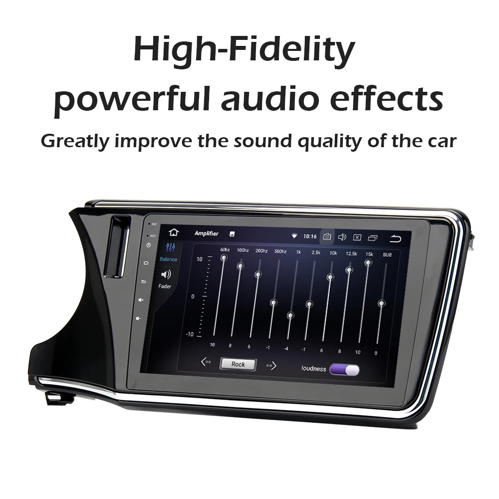 Автомагнитола на Android 9 0 Восьмиядерный процессор экран 10 2 дюйма GPS навигатор Bluetooth