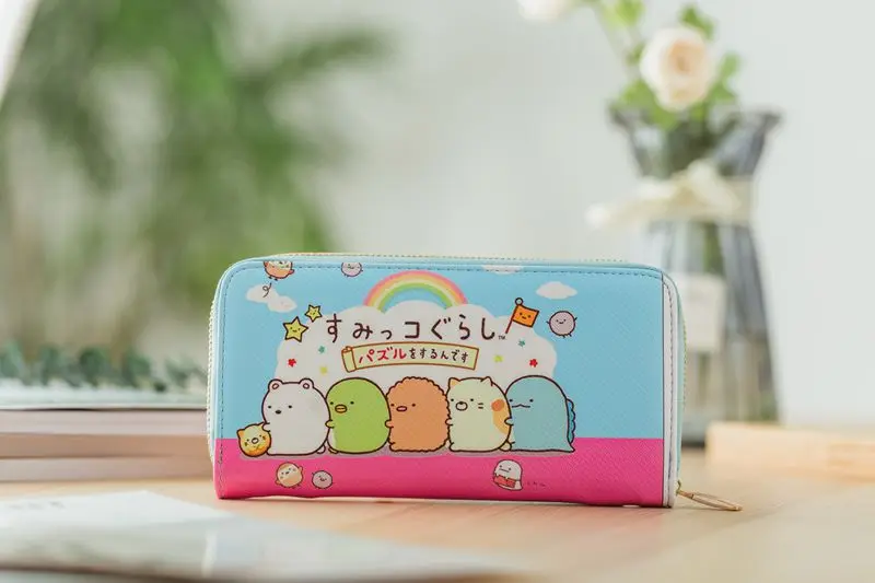 IVYYE 1 шт. Sumikko gurashi Модный Аниме PU Кошелек Сумки Кошельки на молнии монеты карман повседневные кошельки карты унисекс подарки Новинка