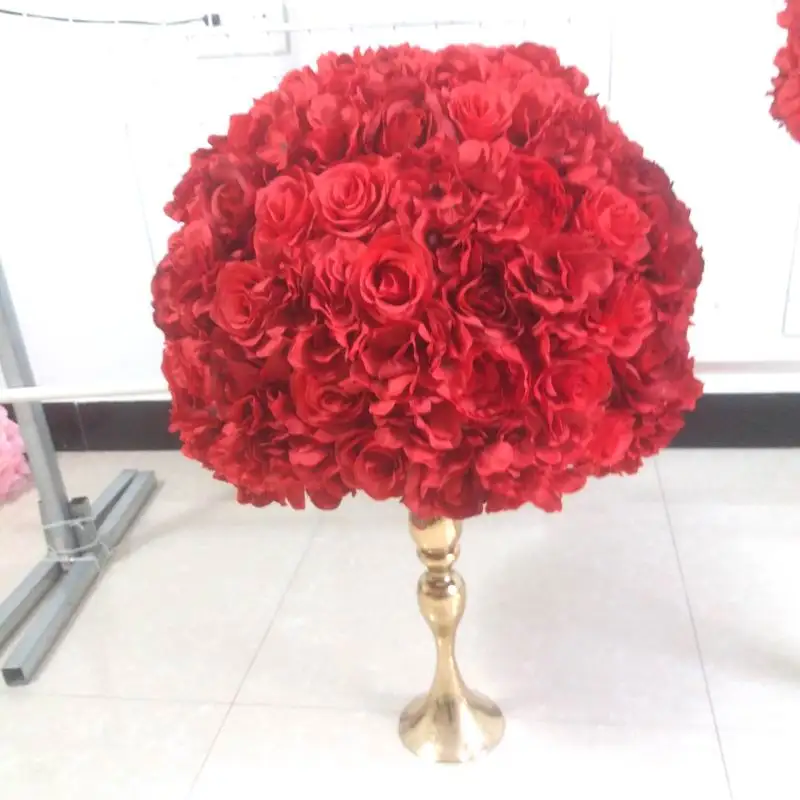 SPR Shipping-2pcs/лот свадебный стол центральный 50 см диаметр. Цветок шар украшение искусственный flowe дорога свинцовый цветок