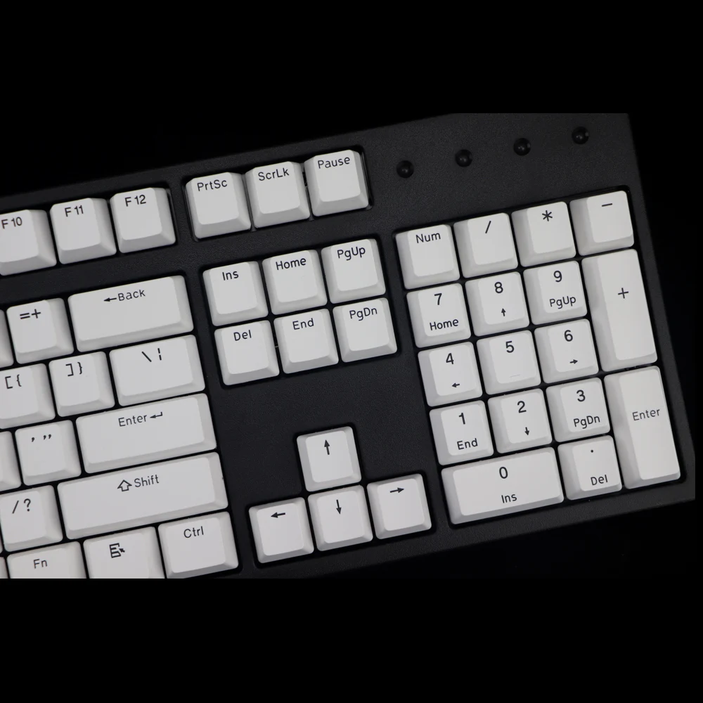 Двойная съемка PBT keycap 108 ключ ANSI раскладка OEM профиль черный шрифт колпачки для механической игровой клавиатуры MX переключатели