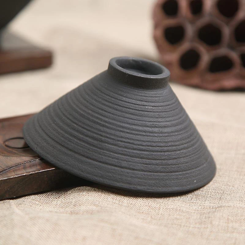 Японская чайная чашка Zen из вулканической скалы кунг-фу грубая керамика чайный