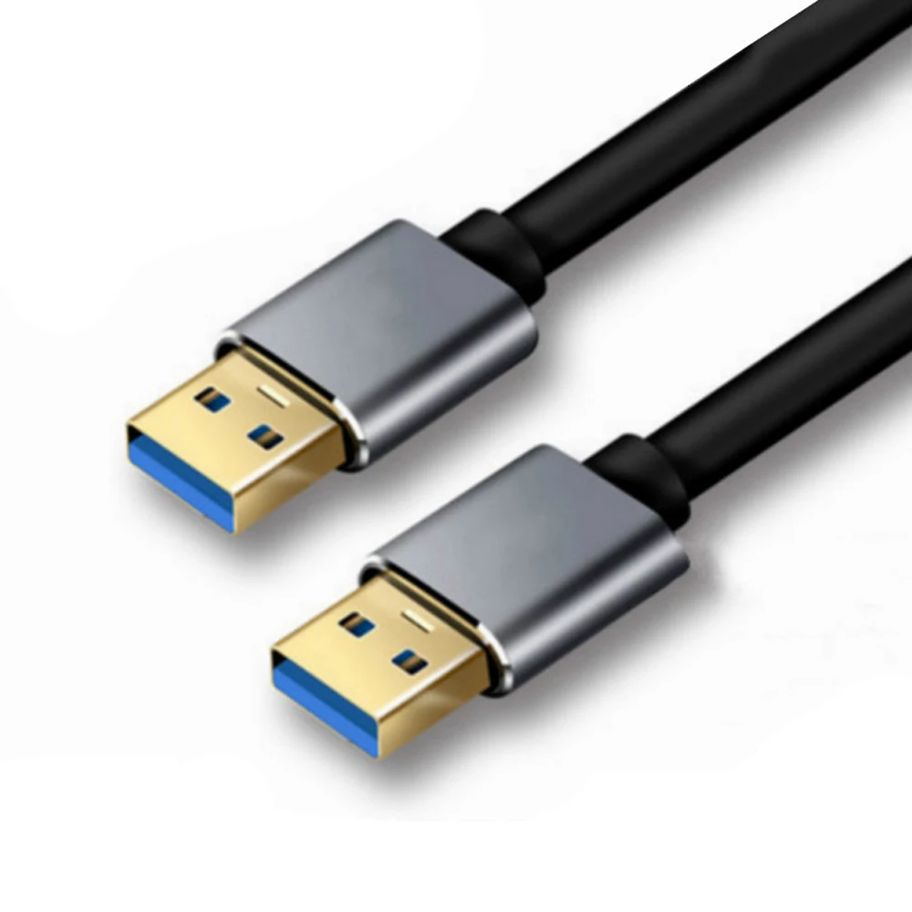 Супер Скорость USB 3,0 Тип «Папа-папа» Тип Мужской кабель-удлинитель для передачи данных кабель, шнур синхронизации синий для радиатора жесткий диск USB3.0 кабель для передачи данных