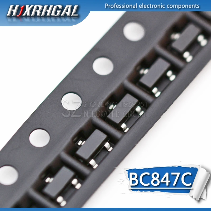 

3000 шт. BC847C SOT23 BC847 SOT 847C SMD SOT-23 1G новый транзистор hjxrhgal