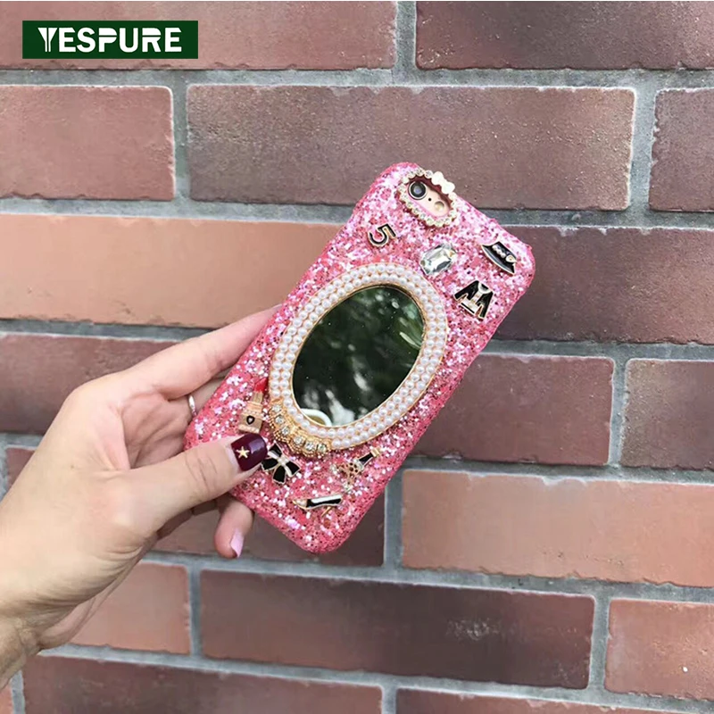 YESPURE розовый чехол для мобильного телефона Iphone 7 ПК Жесткий Чехол аксессуар с