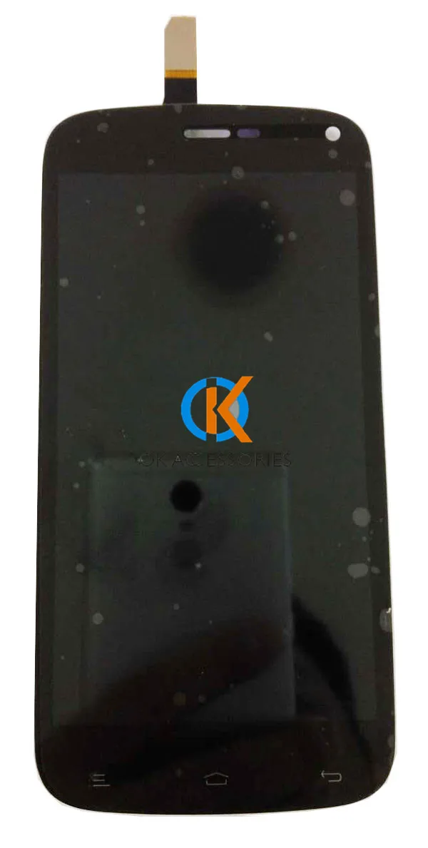 Для Fly IQ4410 IQ 4410 ЖК дисплей + сенсорный экран дигитайзер черный цвет 100% Высокое