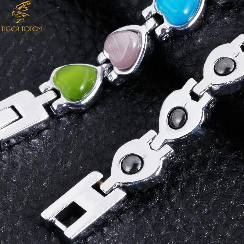 Мужские и женские браслеты модные ювелирные изделия здоровье набор Magn сердце