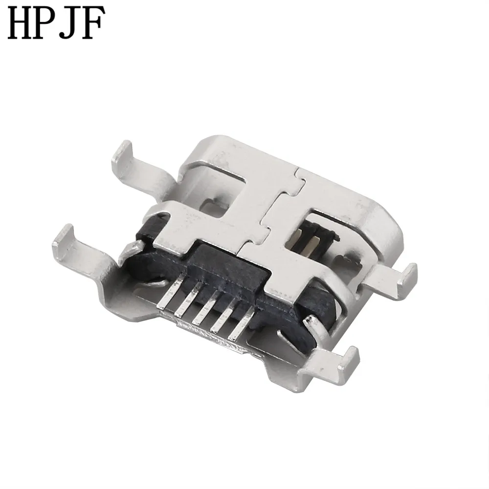 10 шт. Micro USB Тип передачи данных B гнездо 5Pin SMT SMD гнездо 4 ножки DIP паяльный Разъем плоский разъем (art.: 7a2a7f5ba) - 7a2a7f5ba