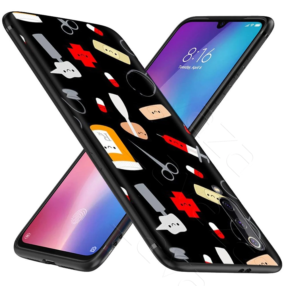 Медсестры доктор стоматолог стетоскоп чехол для Xiaomi Redmi Note 8 9 S K30 Pro MI MAX 3 6 SE A1 A2 A3 10