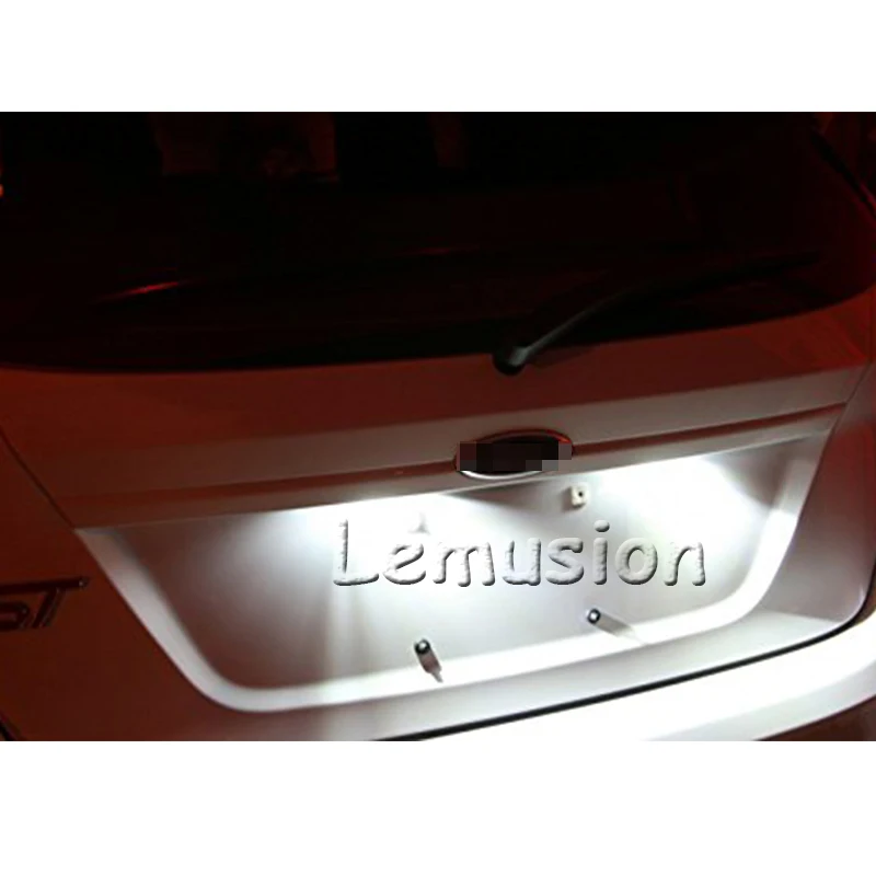 1 пара Автомобильный светодиодный номерной знак светильник дневные ходовые огни