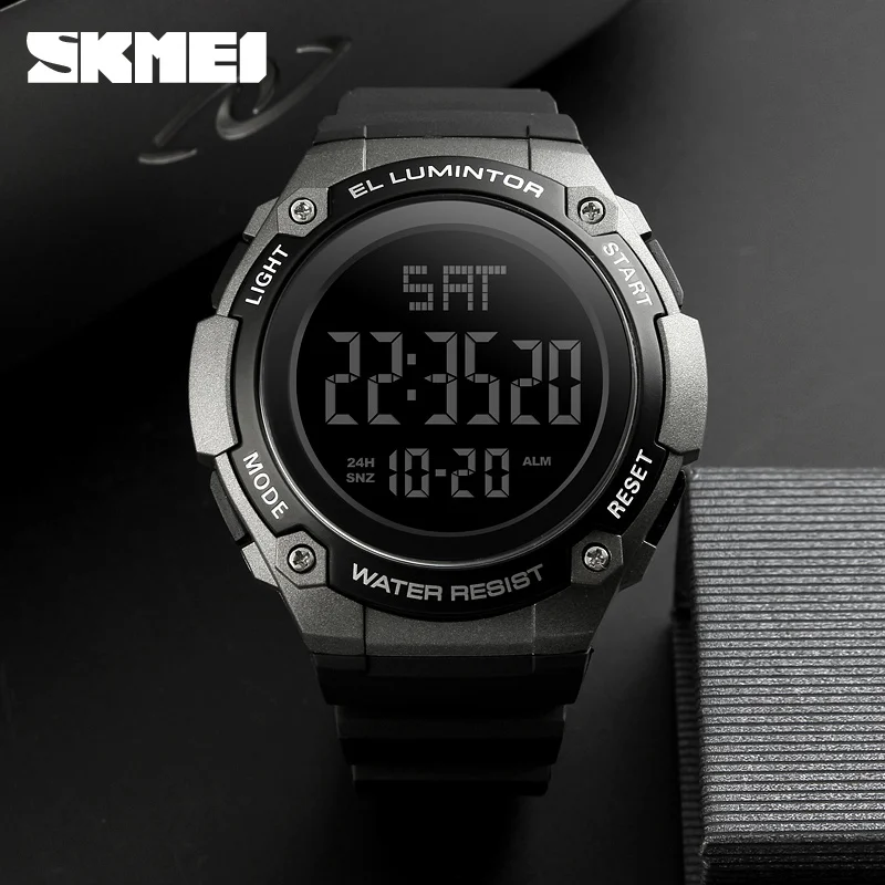 SKMEI Digital Watch Mens Watches Fashion Outdoor Sports Electronic LED Clock Male Waterproof Casual Military Men Wrist New | Наручные