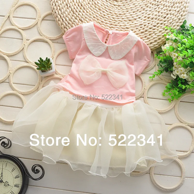 Летнее платье для маленьких девочек новый стиль модные милые детские платья с