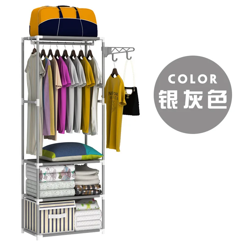 Напольная стойка для пальто Модная хранения простая одежда вешалка спальни