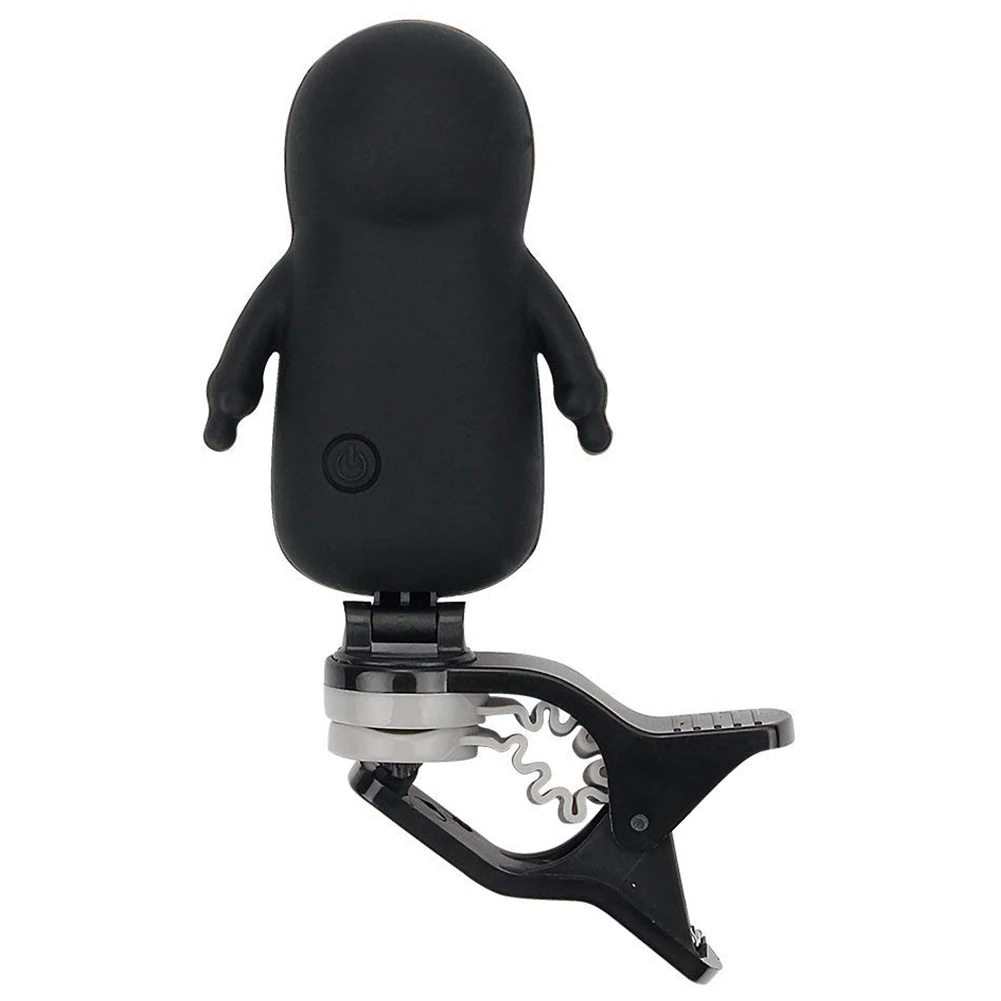 FLGT-Mini Cute Children Small Guitar Tuner LCD Electronic Vibration PiCk Up Sound | Спорт и развлечения
