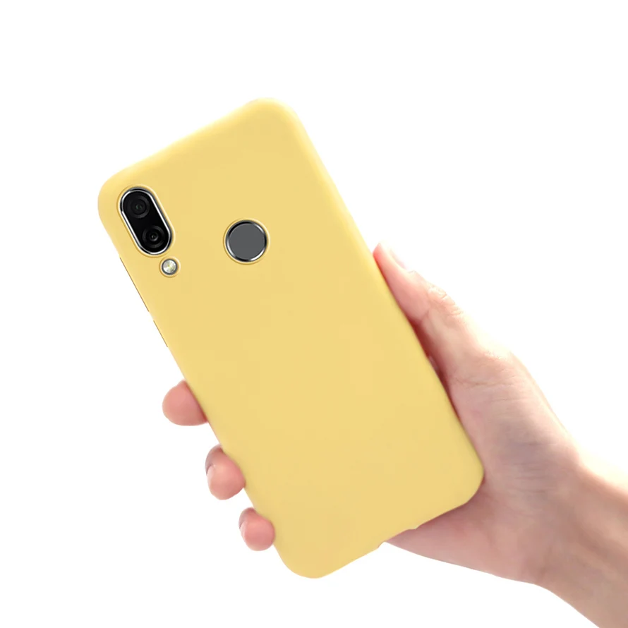 Чехол для телефона Honor Play COR L29 однотонный Ультратонкий Мягкий чехол из ТПУ ярких