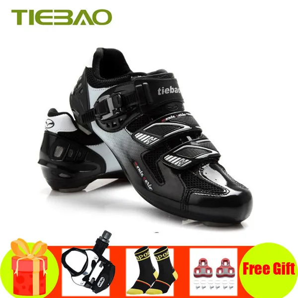 pedals for 1303 B Tiebao sapatilha ciclismo, мужская и женская велосипедная обувь, дорожные педали, SPD-SL, zapatillas deportivas hombre, уличные кроссовки суперзвезды - Цвет: pedals for 1303 B