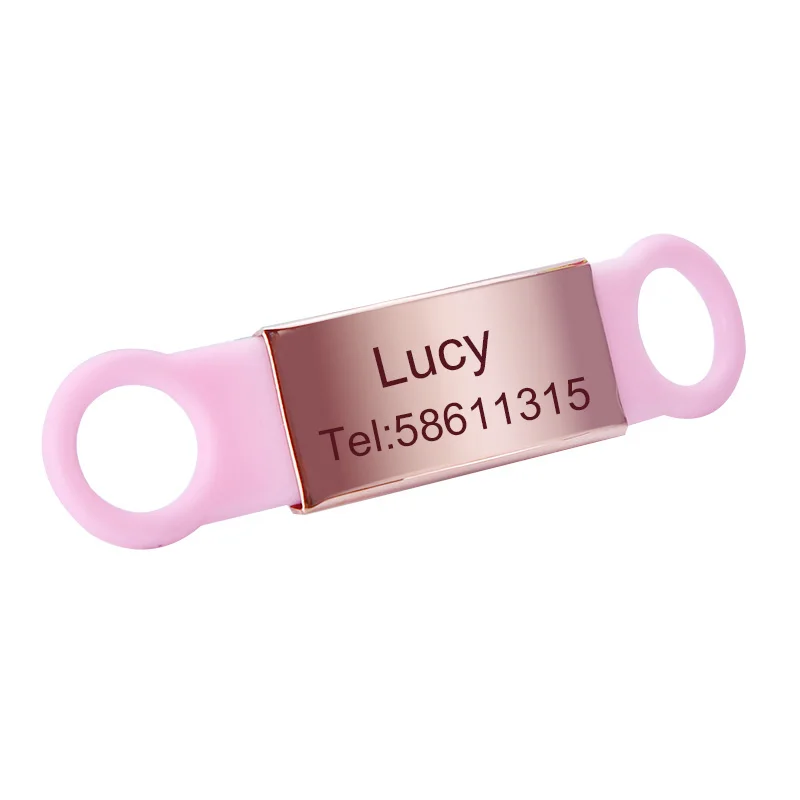 Персонализированные кошка собака ID тегов гравировкой Pet тел. Название Нержавеющая сталь кошка бирки для ошейника для собак для домашних животных аксессуары