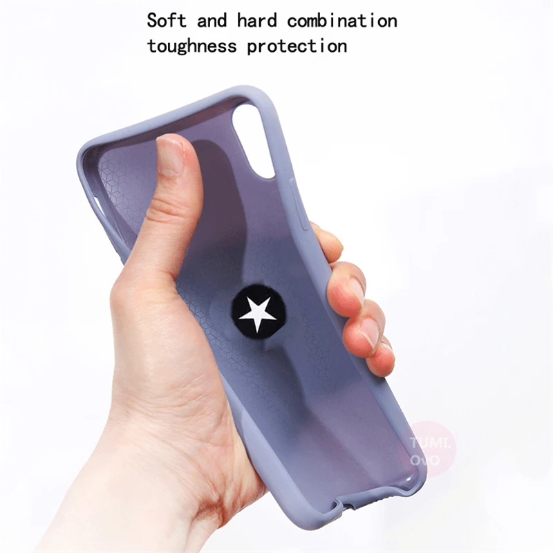 Original Liquid Silicone Cases for Xiaomi Mi 9 A2 6X Cover For Redmi Note 7 6 Pro Full Protect Stand Hand Ring Case |