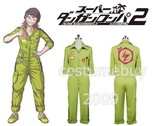 Костюм для косплея из аниме Super Dangan Ronpa 2 Danganronpa Kazuichi Souda комбинезон на Хэллоуин