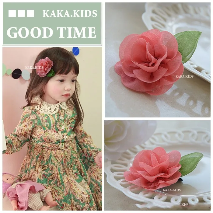 Новинка детская заколка для волос с цветами ребенок младенец девочки головной