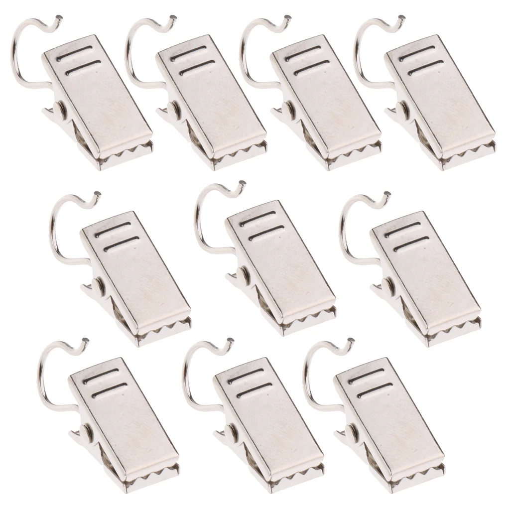 30 шт./упаковка зажимы для штор с крючком/зажимы драпировки|clip curtain|clip hangerclip silver |