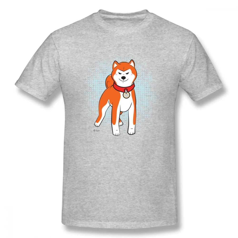 Японская Akita Doge Сиба ину Inu футболка для мужчин плюс размер Custom Group Camiseta | Мужская