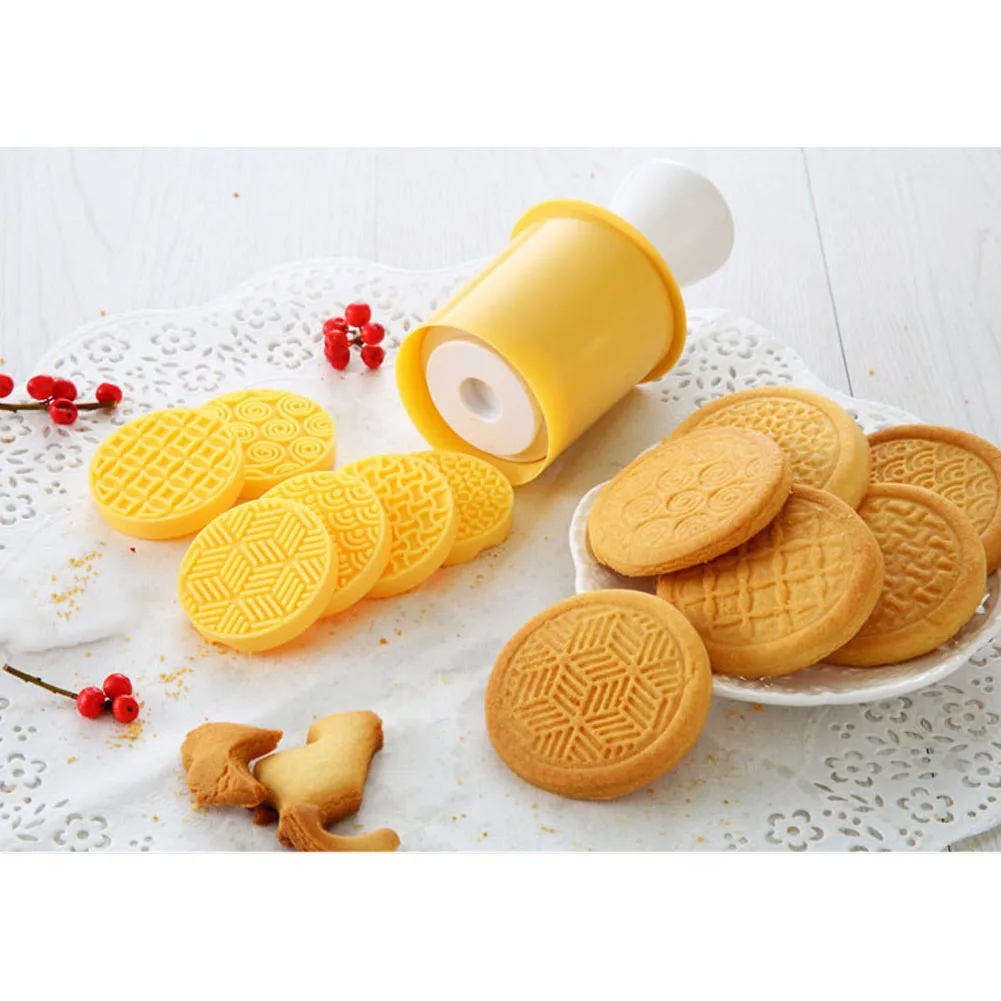 Фирменная Новинка 6 шт./компл. елки Cookie резак формы 3D мультфильм штамп узор Sugarcraft Кондитерские печенье, фондан, пирог выпечки Плесень