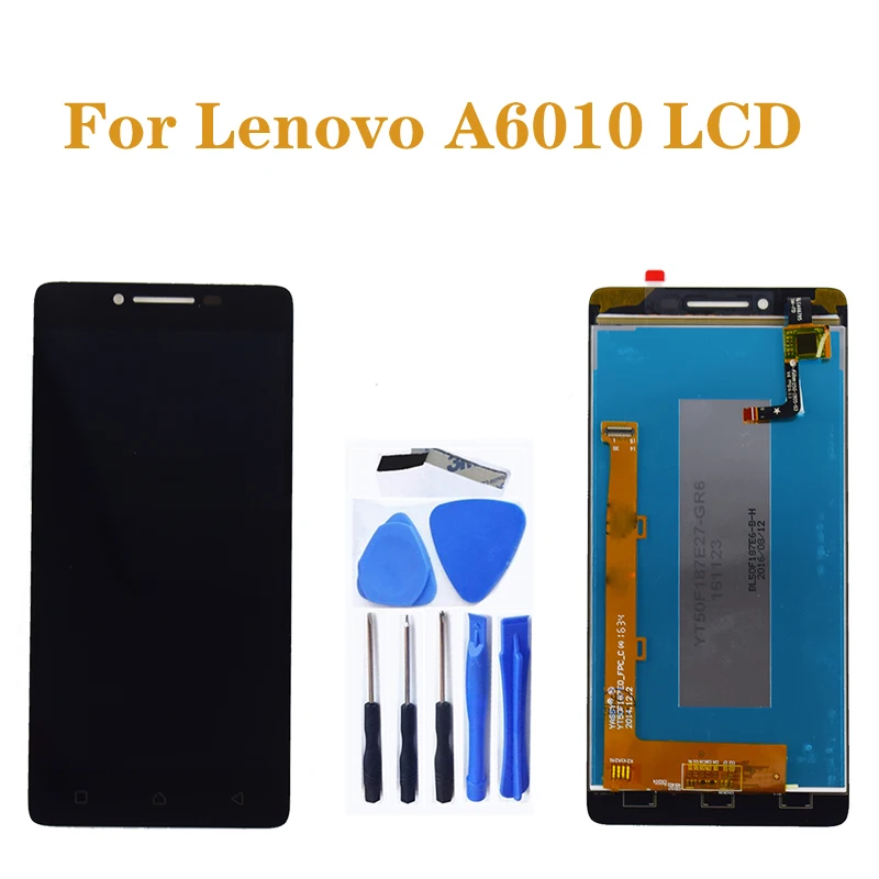 ЖК дисплей и сенсорный экран 5 0 дюйма для Lenovo A6010 запасной цифровой