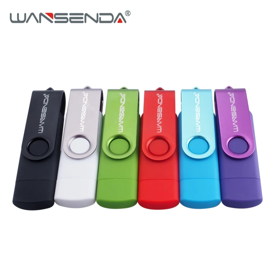 WANSENDA флеш накопитель USB 3 0 высокое Скорость 128 GB 64 Гб 32 16 8 USB3.0 OTG Stick Micro memoria Cel флешки