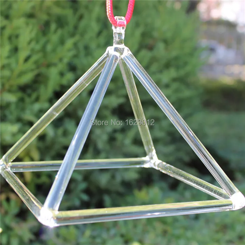 Магнитная Пирамида 6 дюймов из натурального кристалла для звуковой лечебной