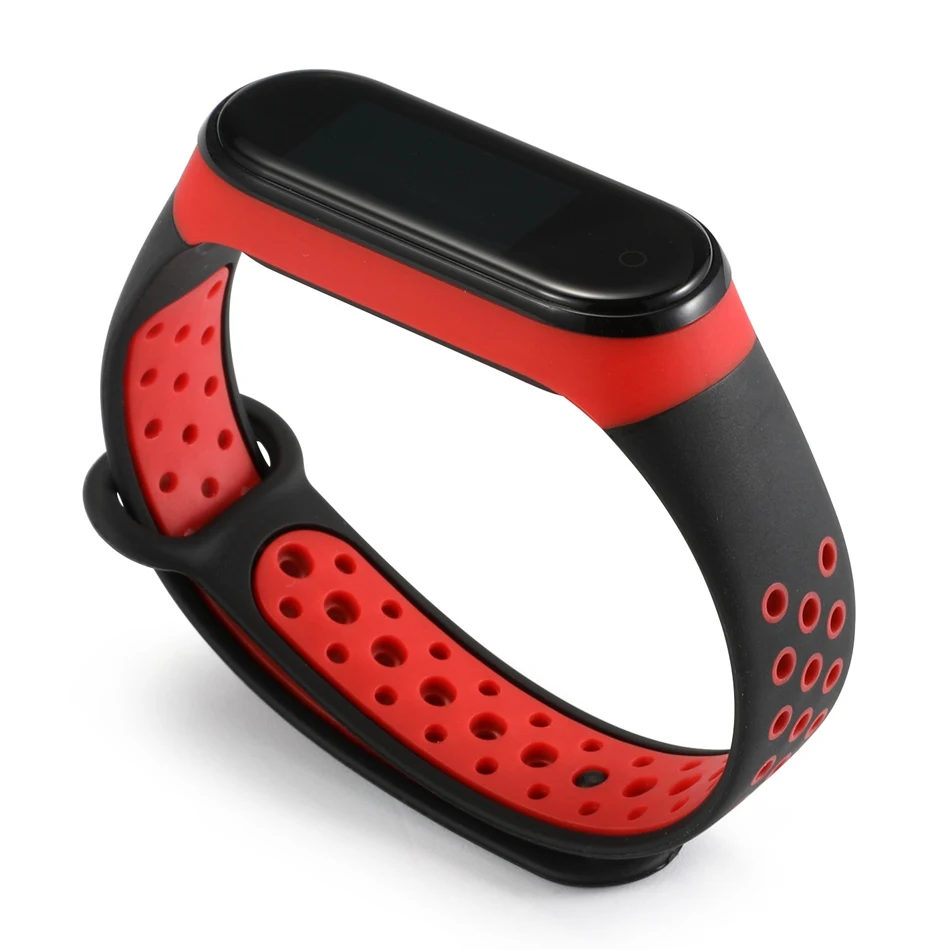 Браслет для xiaomi mi Band 3 4 спортивный ремешок часы силиконовый ремешок для xiaomi mi band 4 3 Correa браслет mi band 4 3 ремешок