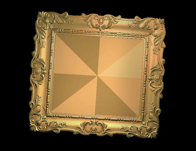 Рамка 3D модель в формате STL ЧПУ резьба гравировка маршрутизатор рельеф Artcam Aspire F73 |