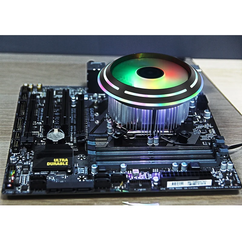 Jonsbo Cr-901 256 цвет автоматическое изменение Rgb светильник радиатор процессора 12 см бесшумные вентиляторы ШИМ интеллектуальный контроль температуры вниз Pres