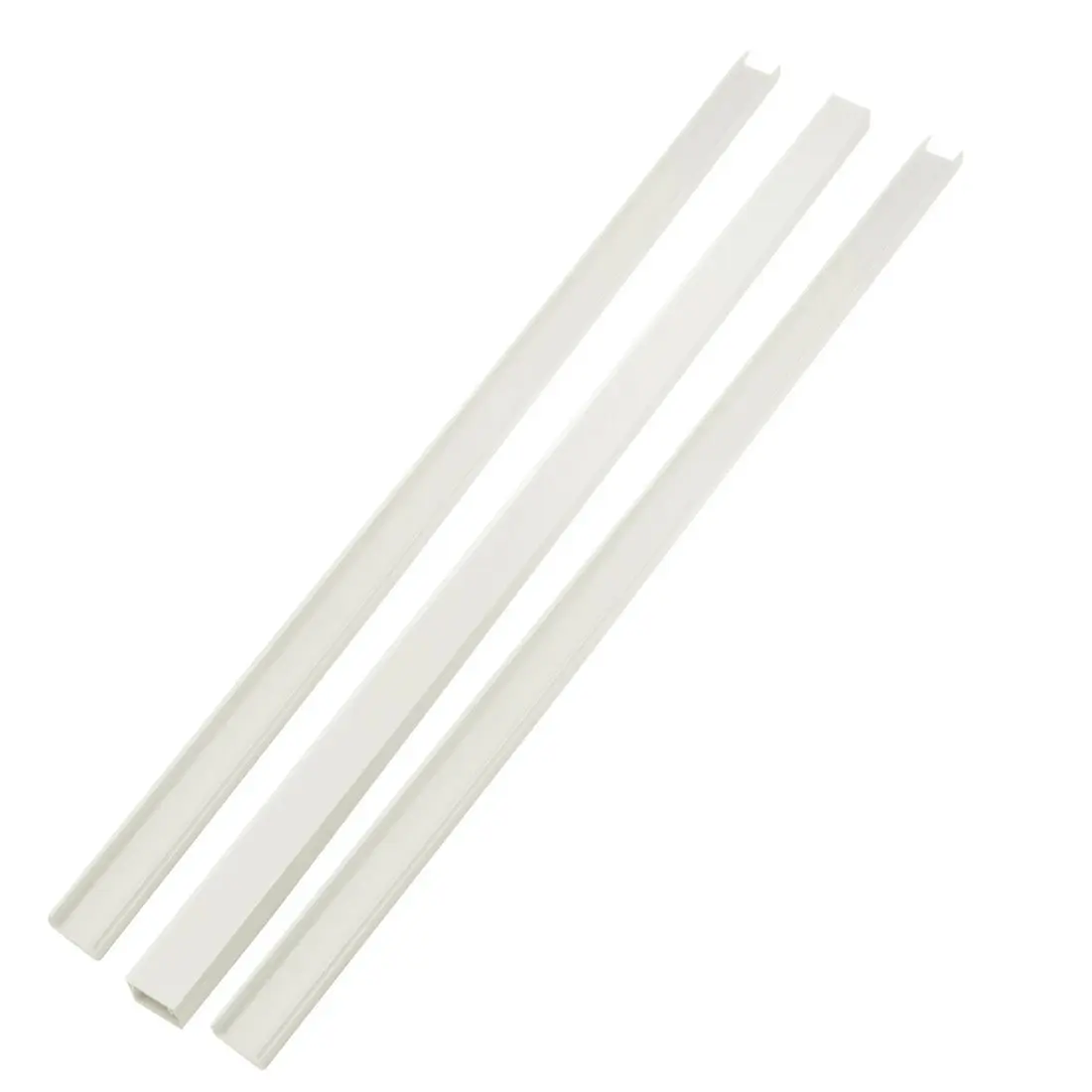 LHLL 3PCS пластик 7/8 &quotx 1/2&quot Кожух воздуховода провода управления кабель Raceway 1 9