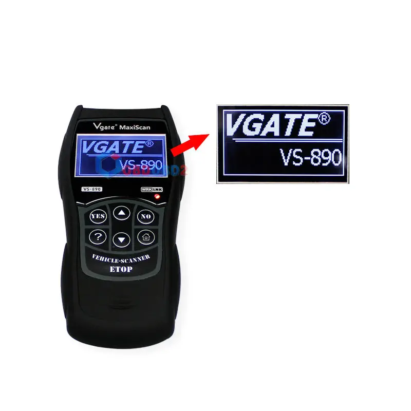 Сканер прямых данных Vgate VS890 OBD2 считыватель кода автомобиля VS 890 считывание всех