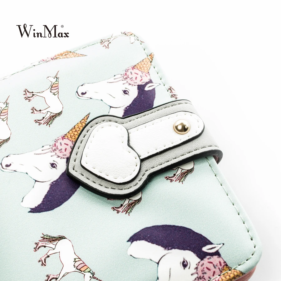 Женские Короткие Бумажники на застежке цветной кошелек из мягкой искусственной