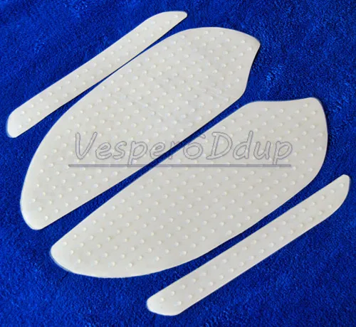 Мотоцикл черный белый Противоскользящий топливный протектор стикер Танк Pad тяги