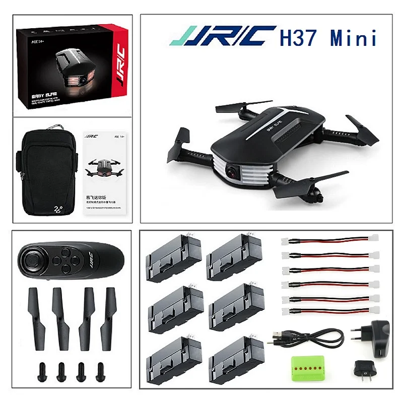 JJRC H37MINI H37 mini Baby ELFIE beauty Mode wifi FPV 2MP камера складной Дрон удержание высоты g сенсор RC