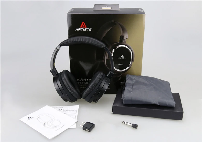 Наушники Artiste ARKON AWN100 с активным шумоподавлением гарнитура Разъемный кабель