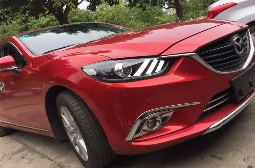 Для MAZDA 6 ATENZA светодиодный прожектор объектив передняя фара LD | Автомобили и