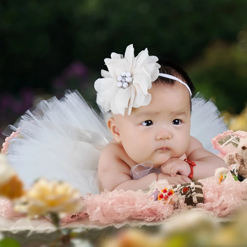 Юбка пачка для новорожденных оголовье набор Нижняя юбка Подставки фотографий на