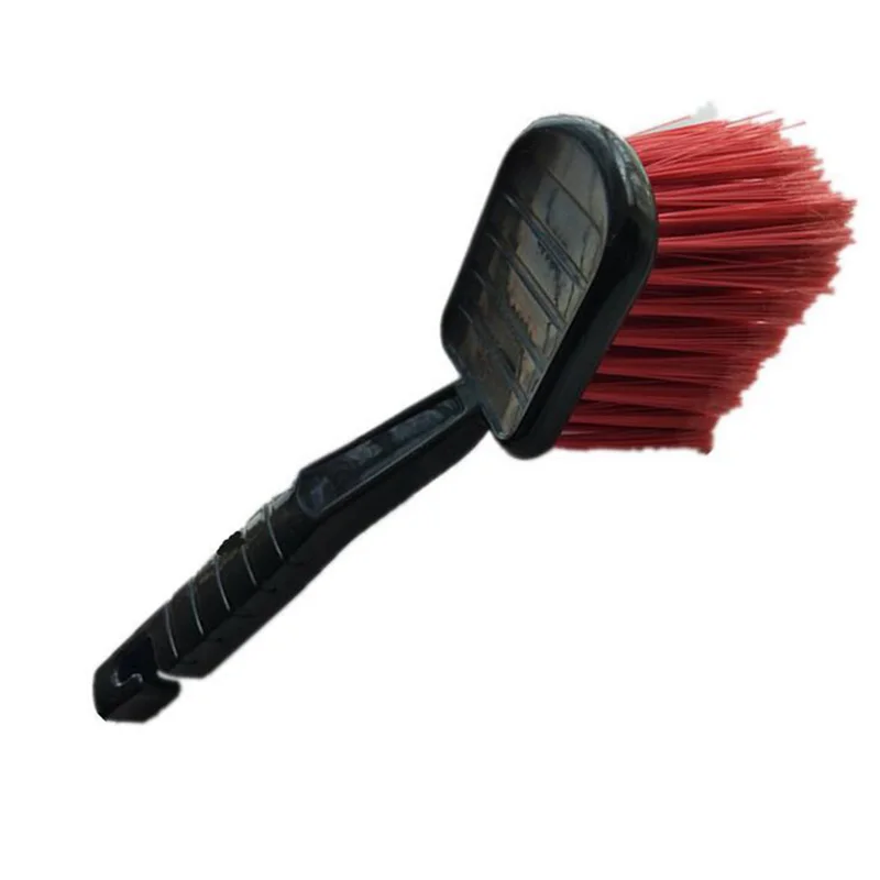 Пластиковая Автомобильная щетка для колес очиститель обода шин красные авто