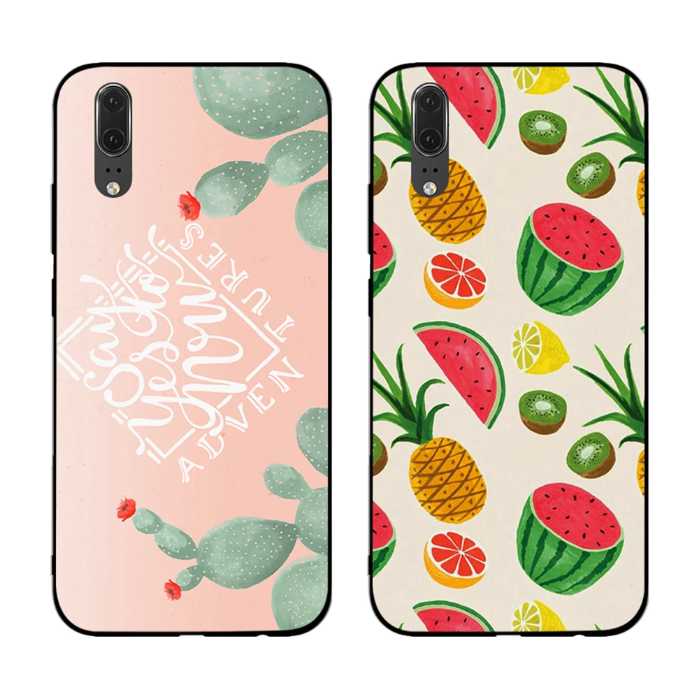 Красивый мягкий чехол для Huawei Y6 Y7 Y9 Prime 2017 2018 2019 Nova 2i 3 4 3i Lite Mate 10 20 Pro