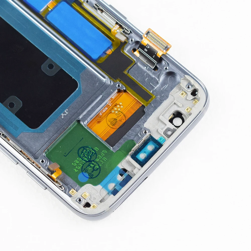 AAA оригинальный 5 ''SUPER AMOLED ЖК-дисплей с рамкой для SAMSUNG Galaxy s7 edge G935 G935F сенсорный