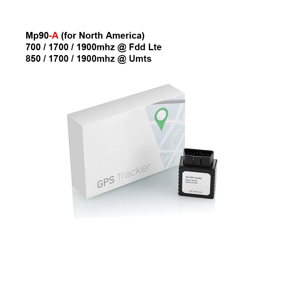 4G -A VJOYCAR MP90 4G gps трекер автомобильный мини gps локатор OBD II 12-24 в разъем для автомобиля в режиме реального времени отслеживание голосового монитора оповещение о скорости - Цвет: 4G -A