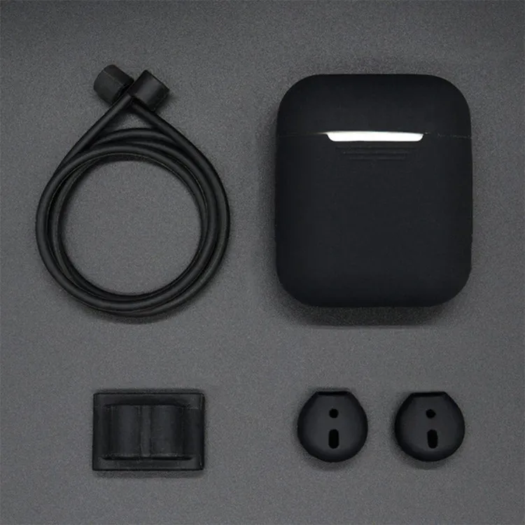 4 в 1 силиконовый чехол для наушников Набор Airpods гарнитура наушники аксессуары e30 |