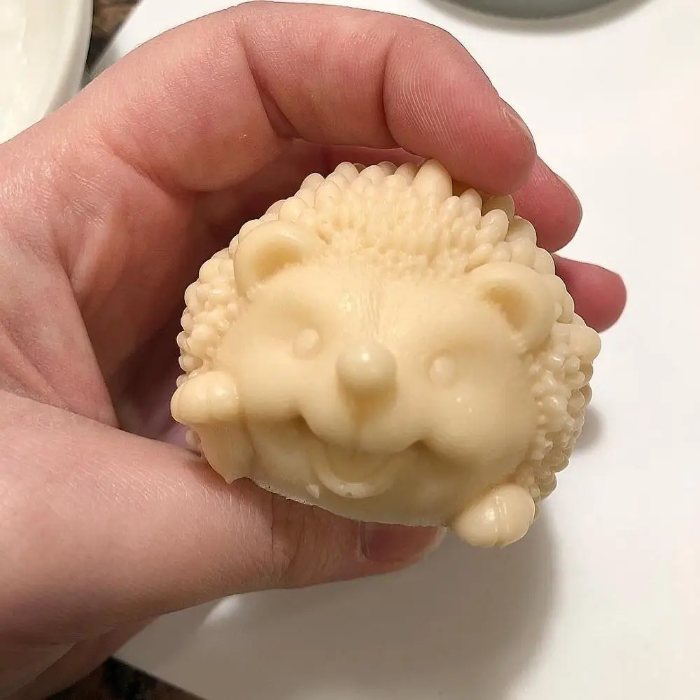 Формы для мыла Hedgehog силиконовая форма ручной работы формы ароматических восковых свечей в виде