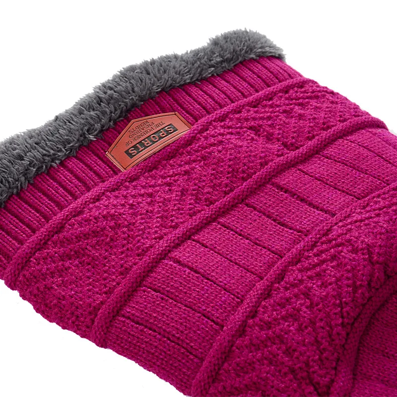 Зимние мужские шапки бини Skullies вязаные мужская шапка маска теплые зимние